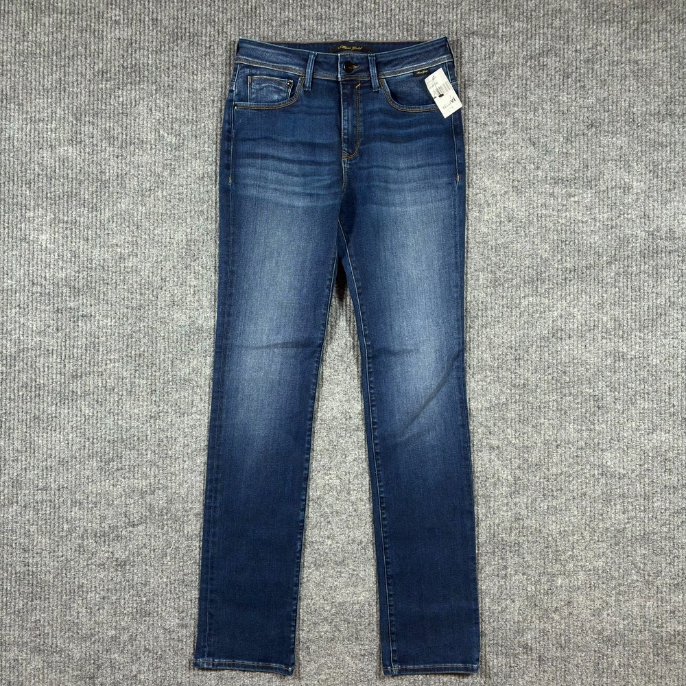 Mavi Kendra High Rise Straight Leg Jeans Womens Size 27x32‎ Dark Wash Denim